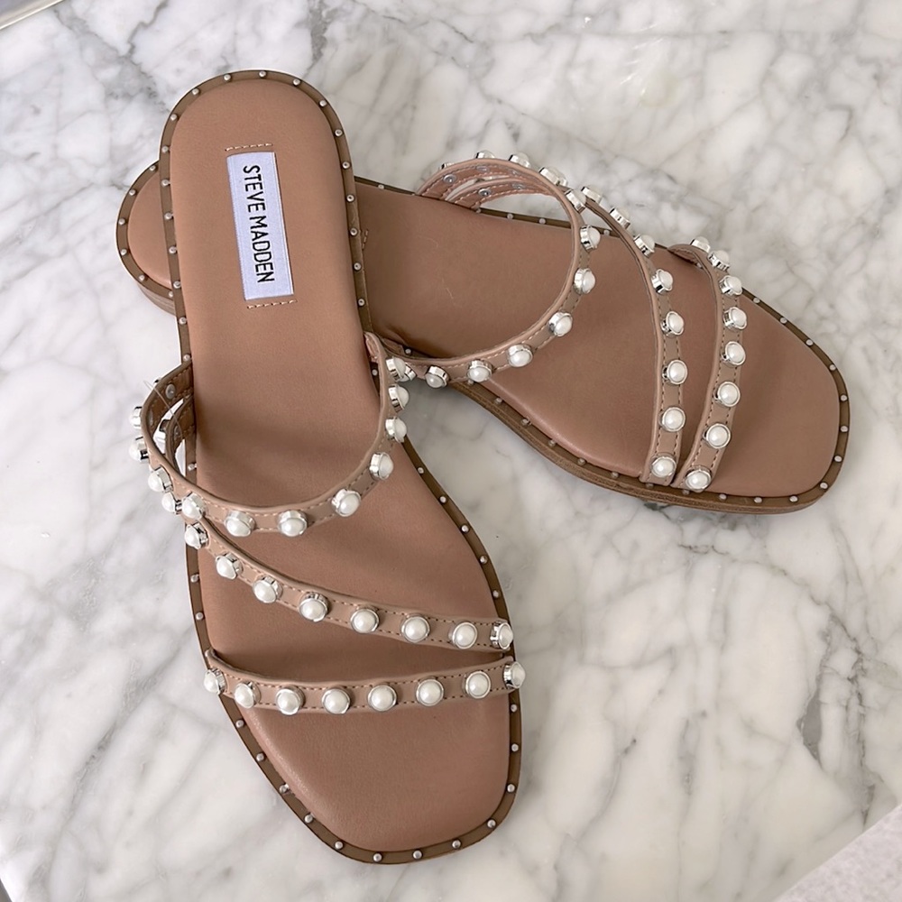 New Steve Madden Zildam Pearl Sandal - Size 8